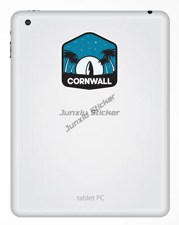 Personality Art Pattern  Cornwall England Vinyl Stickers - Surf Travel Luggage Sticker Laptop Accessories sticker GUITAR