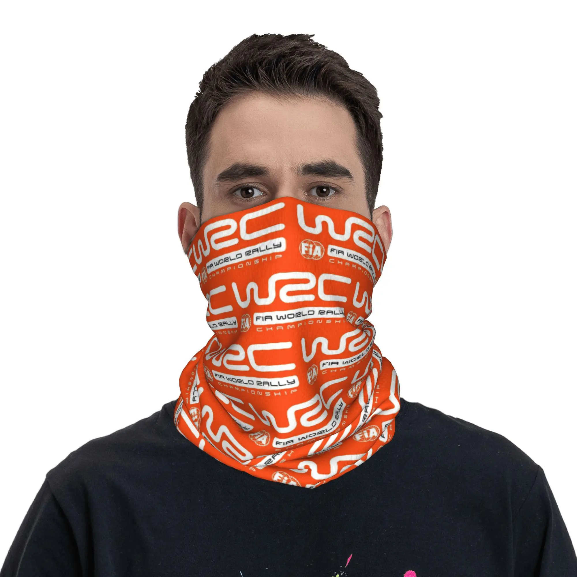 

World Rally Championship WRC Bandana Neck Cover Printed Wrap Scarf Multi-use Face Mask Riding For Men Women Adult Breathable