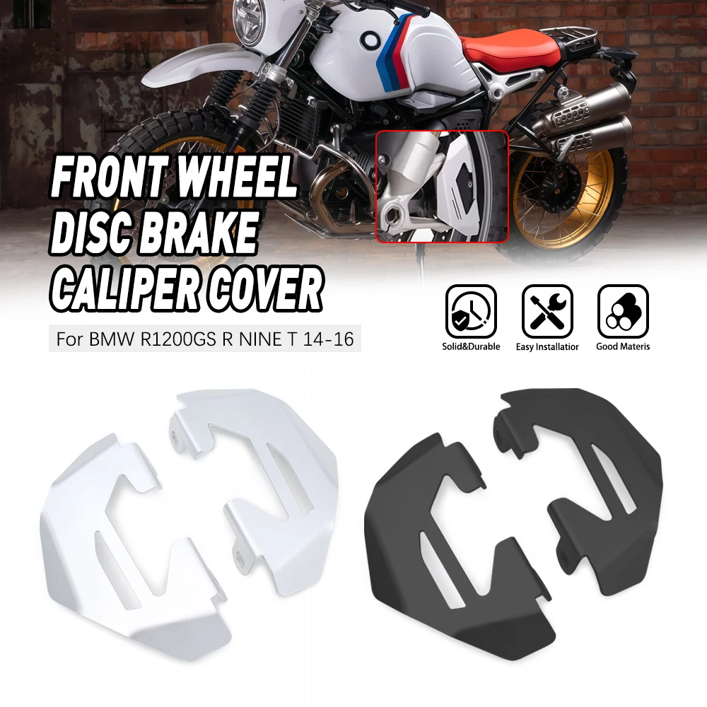 

1 Pair Motorcycle Accessory Front Wheel Brake Disc Caliper Guard Protection Covers Reliable Anti Drop For R1200GS R Ninet