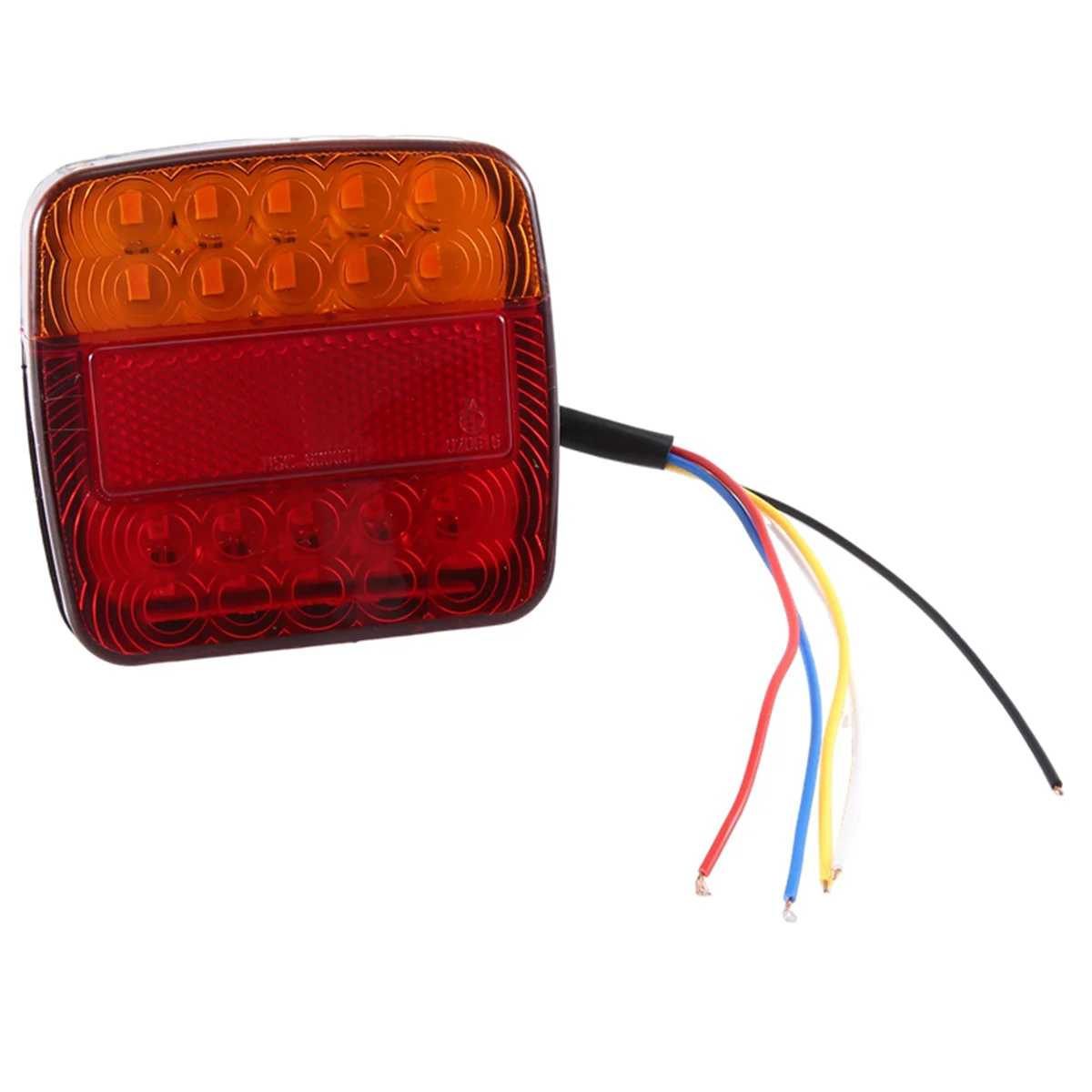 

Premium 12V LED Square Lamp Two-Color Tail Lamp Universal Car Supplies