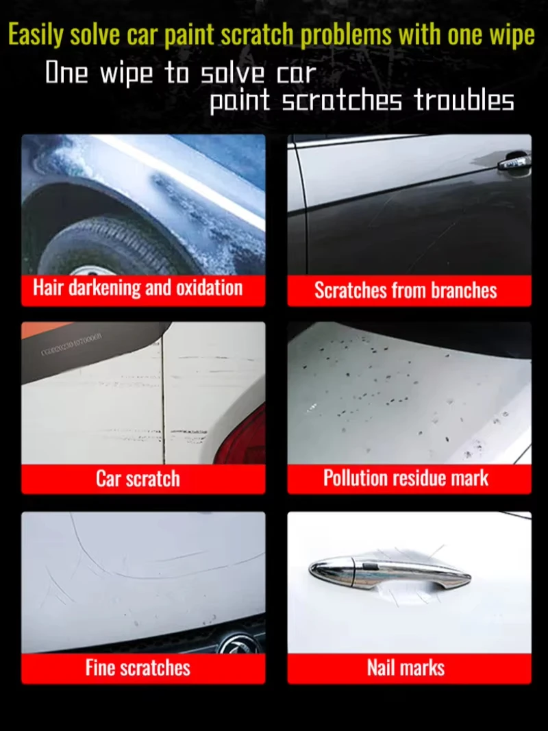 Car Scratch Repair Remover Remover Gum Stain Polish Restore Car Paint Scratch Repairer Stains