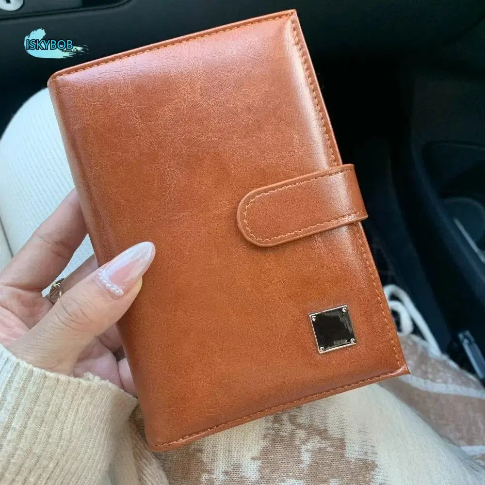 

Creative Card Holder PU Passport Bag Purse Ticket Holder Passport Clip Card Case Passport Cover Travel Wallet Women