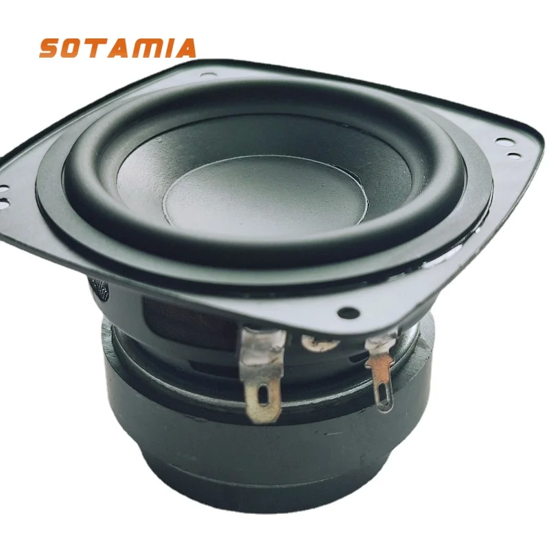 SOTAMIA 1Pcs 3 Inch Full Range Speaker 4 Ohm 25W Portable Speaker Audio For Hifi Music Home Theater Loudspeaker For Boombox 3