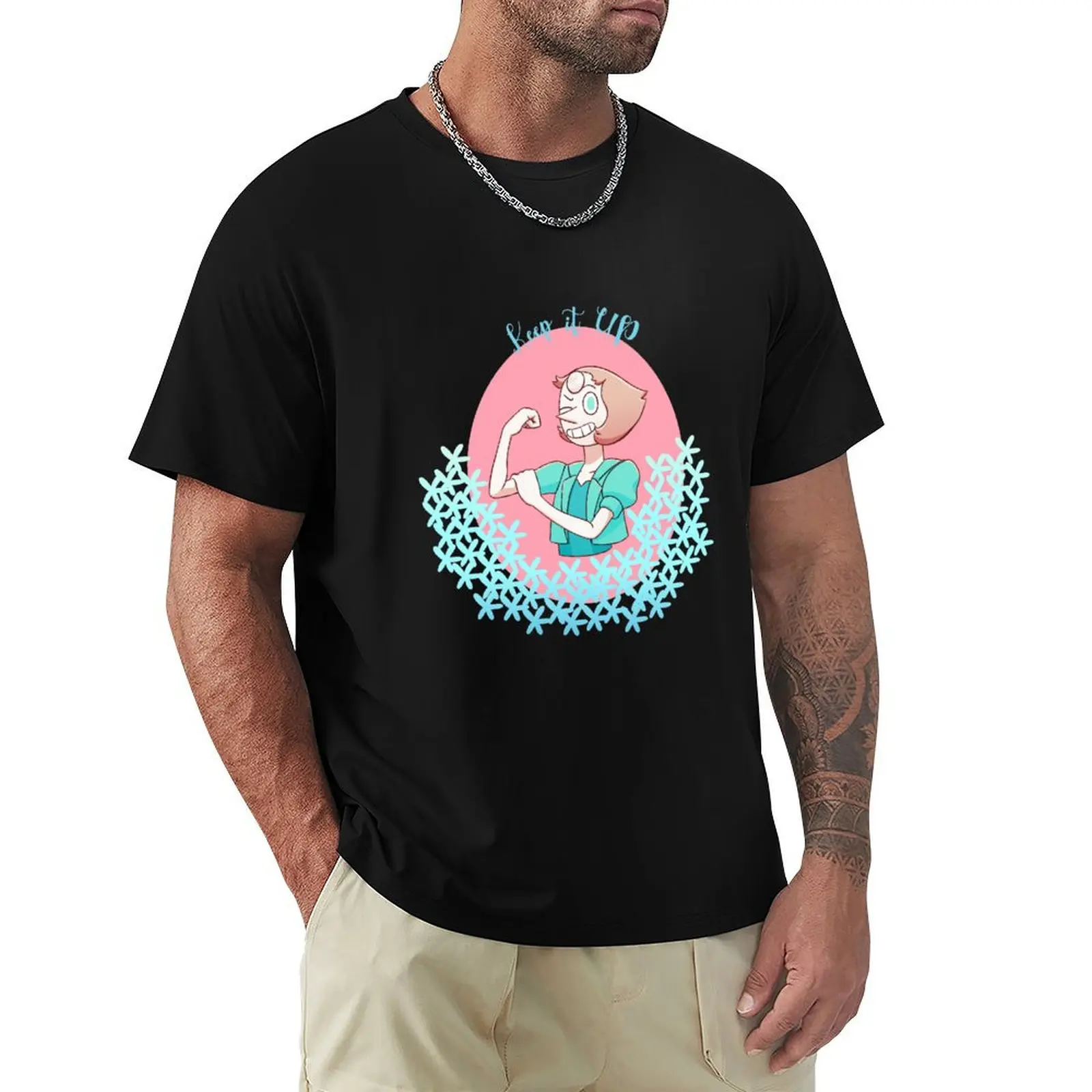 Pearl keep it UP - Steven Universe T-Shirt Work Wear Breathable Tee