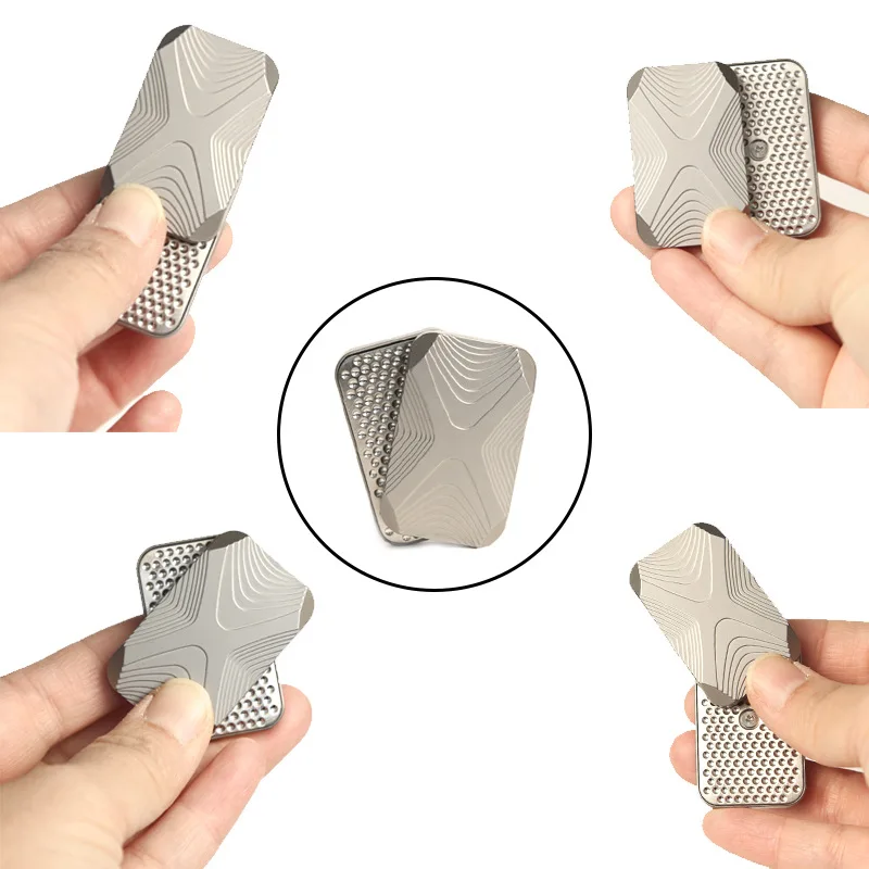 

1 шт., магнитный слайдер из нержавеющей стали, EDC, металлические декомпрессионные игрушки, инструмент для СДВГ, игрушки для снятия стресса, подарки для взрослых