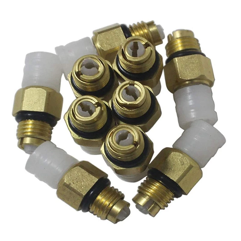 10PCS M8 Car Air Suspension Shock Absorber Air Nozzle Air Pump Distribution Valve For Mercedes-Benz W164 W212 2123200358