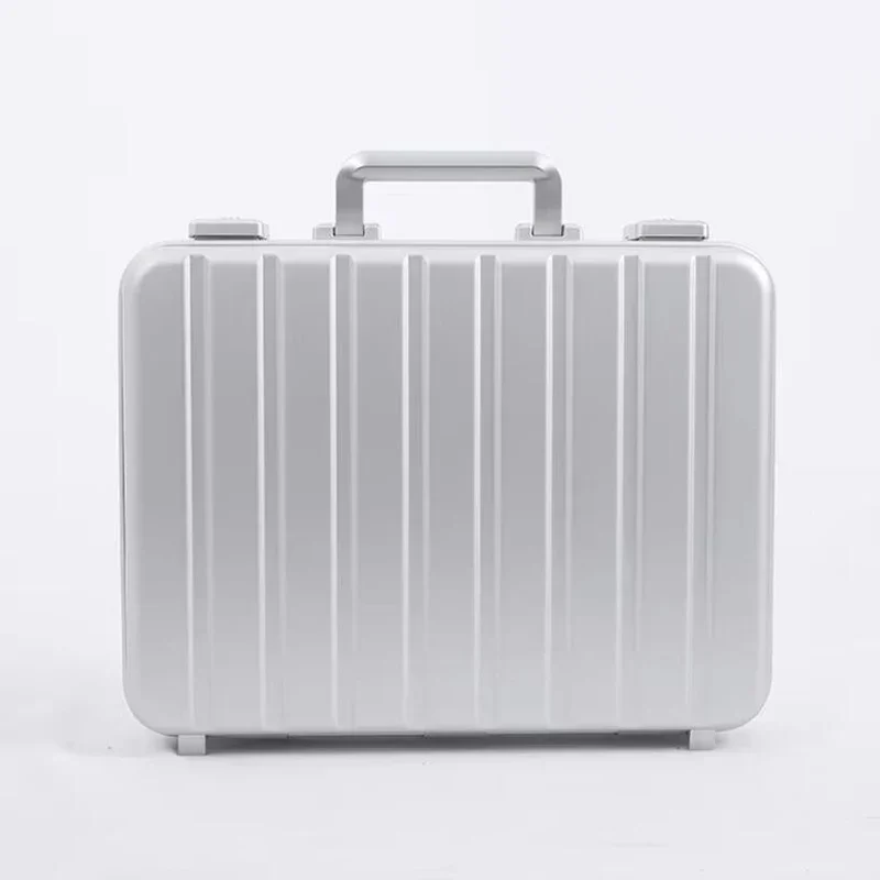 13”15 Inch New Aluminum Briefcase Toolbox Laptop case Business Box With Lock