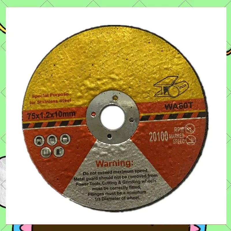 

8Pcs 75Mm Cutting Disc For 10Mm Bore Angle Grinder Metal Circular Saw Blade Flat Flap Grinding Wheel Sanding Pads Tool-BAAQ