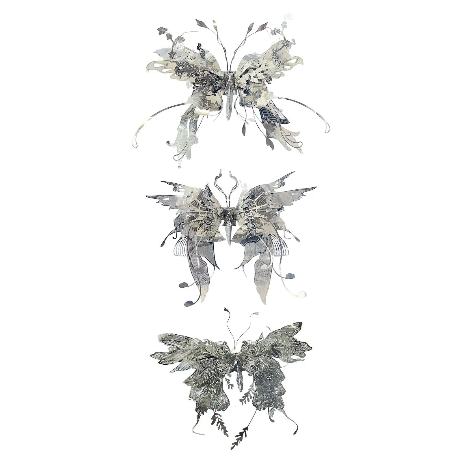 Puzzle 3D a farfalla, novità Collezioni di decorazioni per la casa artigianali fai-da-te per adulti Kit modello creativo in metallo per regalo di compleanno