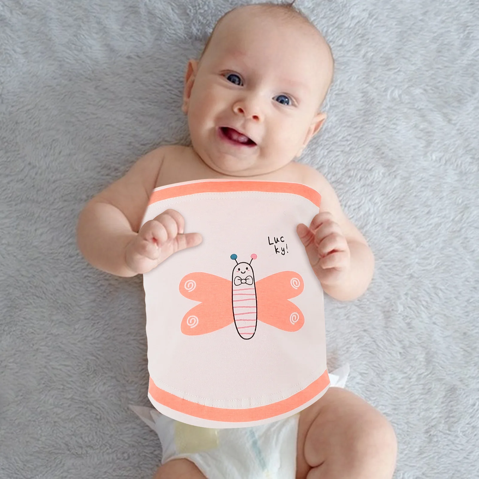 

Cotton Newborn Belly Wrap Summer Thin Navel Protector Soft Comfortable Unisex Design Fine Fit Infant Protective Belt