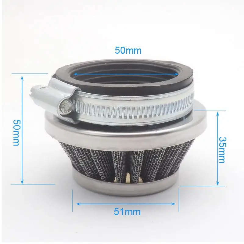 Mini Moto AIR FILTER 50mm 48mm 45mm 42mm 40mm 38mm 35mm  32mm for Minimoto Dirtbike Dirt Motor Bike Quad