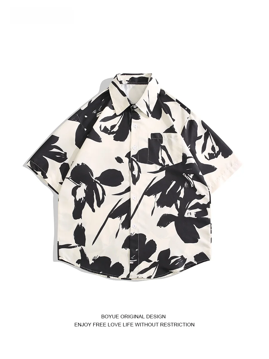 

Летняя модная повседневная футболка Boyue Ice Silk из тонкого шелка для подростков и молодежи