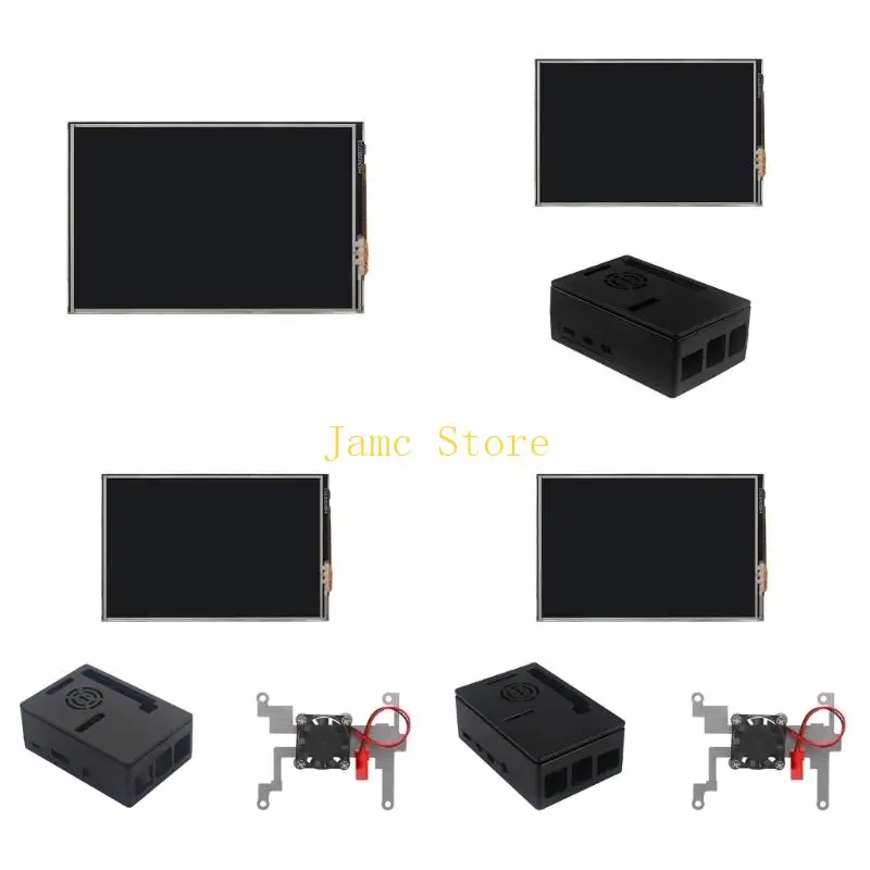 LX0B TouchScreens Module 3.5inch 480x320 Resolution with GPIO Interfaces Support for Various Embedded Systems
