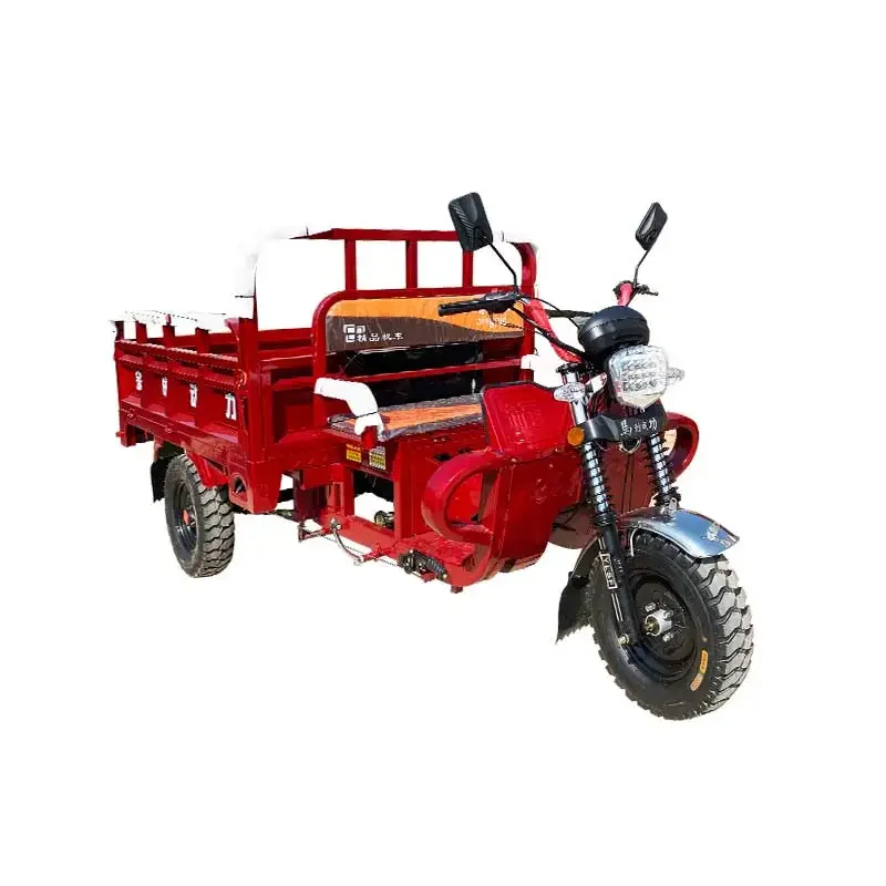 QK Factory Direct110cc-350cc Customized three wheel gasoline cargo motorcycles Heavy Delivery Petrol Truck Motorized Tricycle