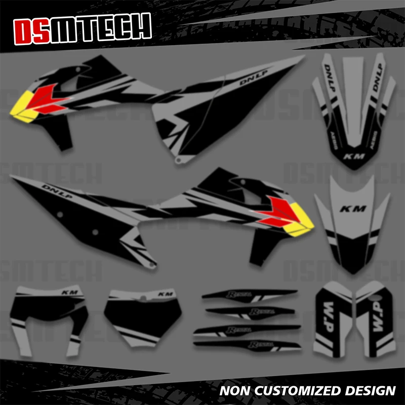 

Наклейки DSMTECH для графики и фона мотоцикла, наклейки для KTM 125 250 350 450 500 SX SXF 525-2019 EXC XC XCW 2022-2020