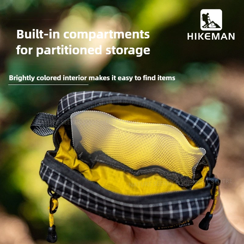 HIKEMAN التكتيكية EDC الحقيبة 35 جرام خفيفة UHMWPE مقاوم للماء المنظم حقيبة للتخييم التنزه السفر في الهواء الطلق Pokect #3