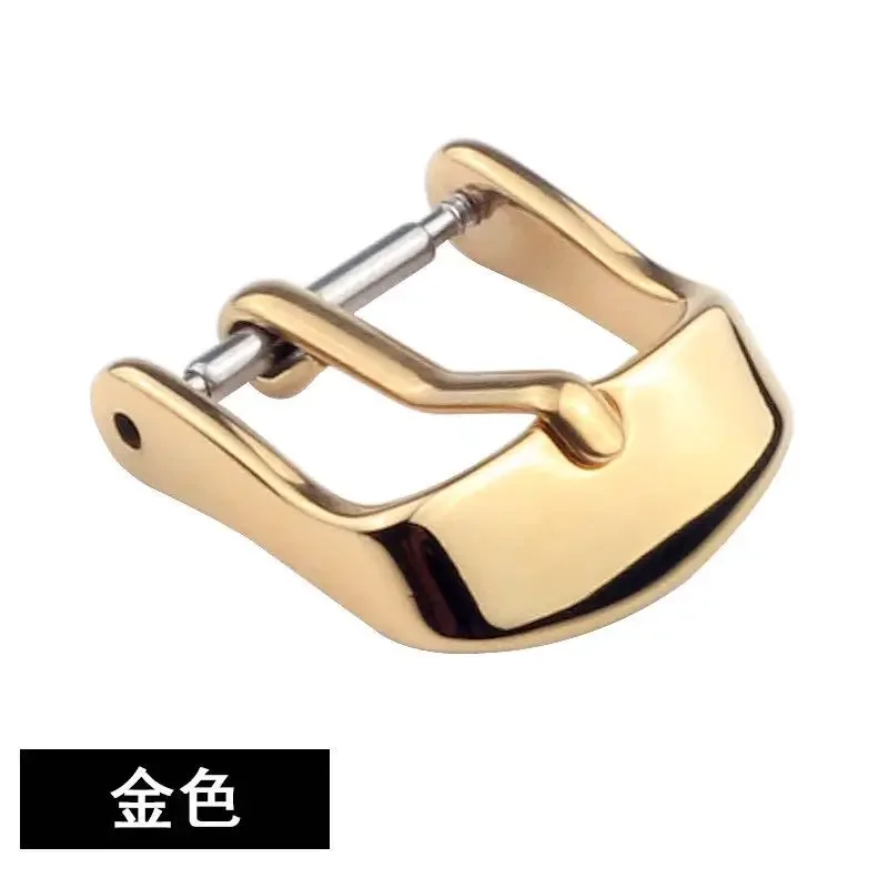 Stainless Steel Watch Buckle For Leather Strap Pin Buckle Strap Buckle Gold Silver Rose Gold Strap Buckle Accessories