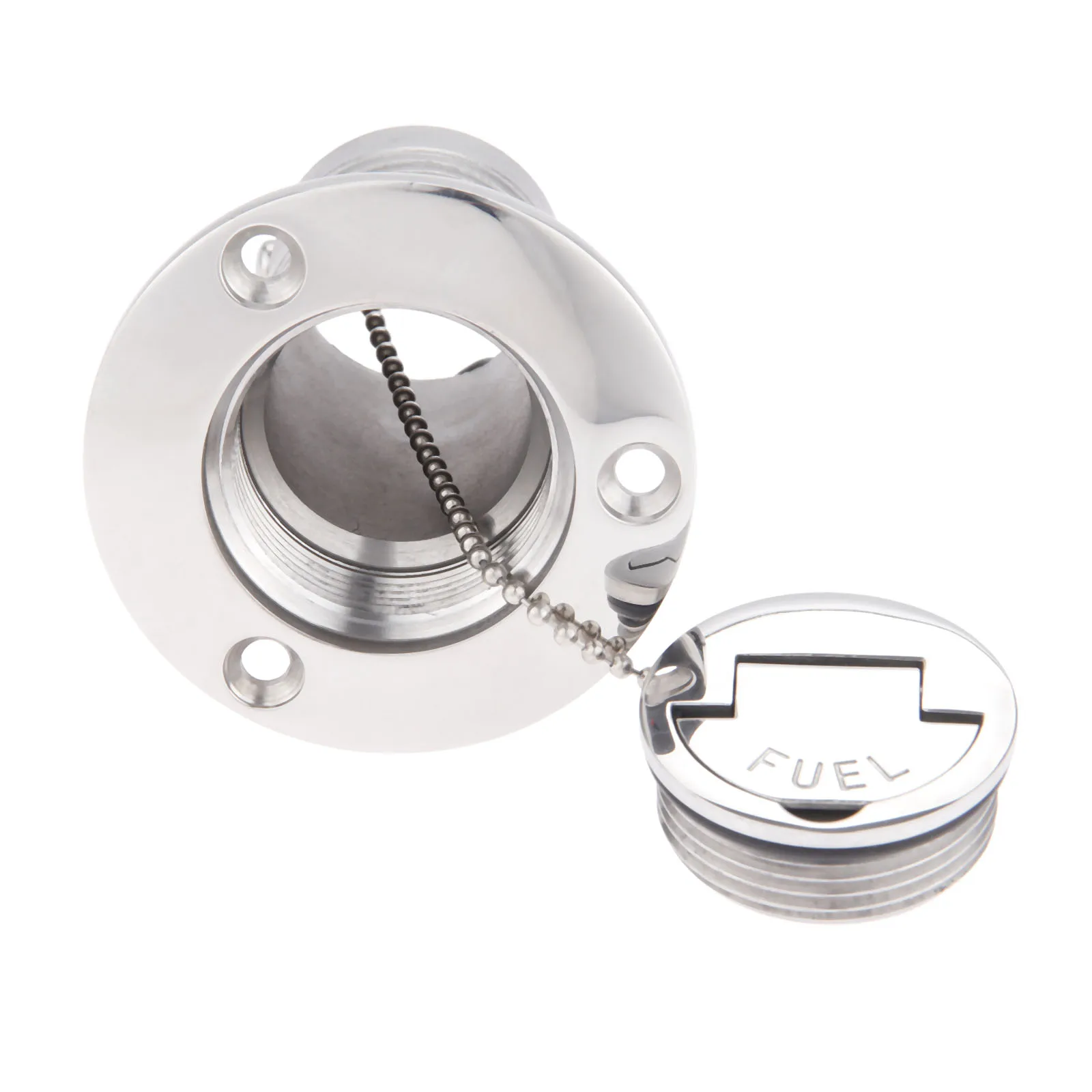 

New Yachts 316 Stainless Steel Marine 1-1/2" 1.5inch 38mm Tube Keyless Cap Boat Deck Fuel Filler For Caravans Boats Accessories