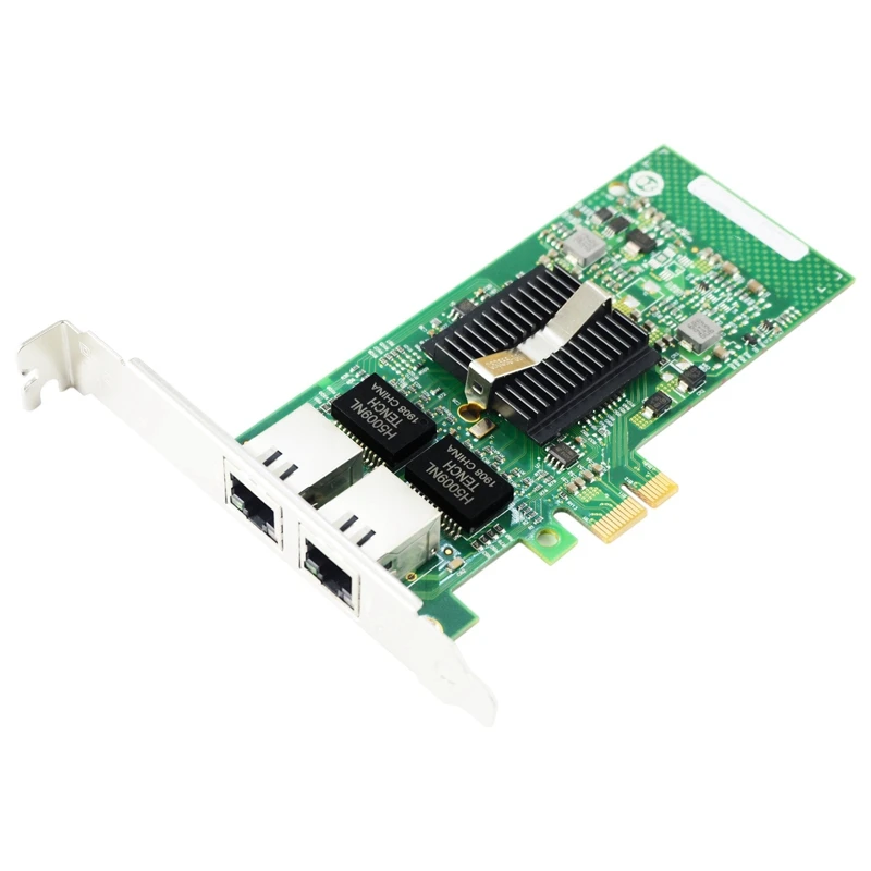 NA82575-T2 PCI-Ex1 Gigabit Dual Electrical Server Network Card 82575EB Chip Desktop Network Card Replacement