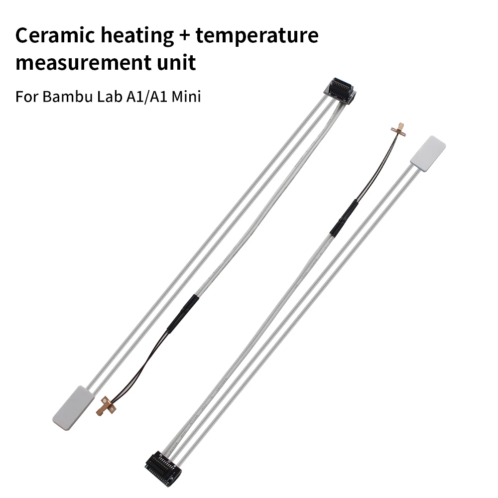 

Для керамического нагревателя Bambu Lab A1/A1 Mini 24 В 300 ℃ Запасные части блока измерения высокой температуры для Bambu