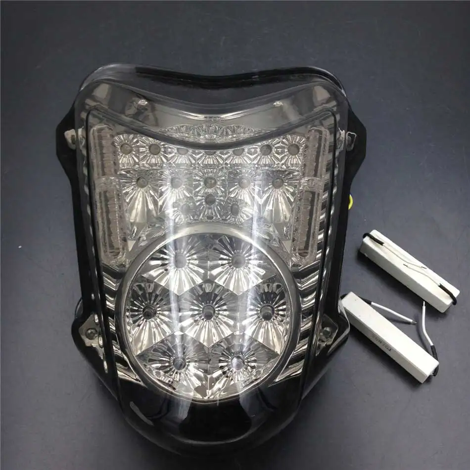 

For 2008-2013 09 10 11 12 Suzuki Hayabusa GSX1300R Motorcycle LED Tail Brake Light Turn Signal Lights Bike Smoke / Clear