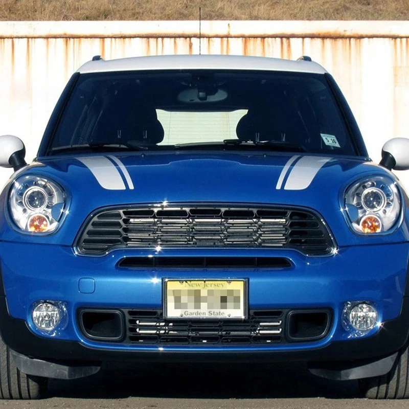 Auto-Motorhauben-Dekorstreifen-Aufkleber für MINI Cooper One S JCW F54 F55 F56 R55 R60 R61 Clubman Countryman Auto-Styling Vinyl-Aufkleber