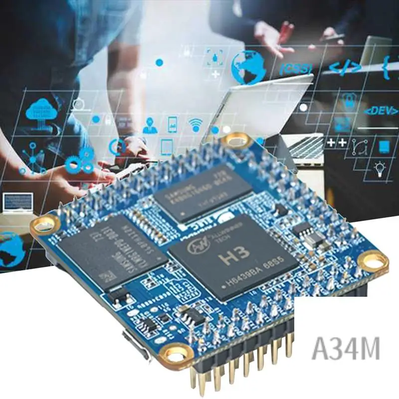

A34M-Ubuntu Core Development Board Development Board 256MB+4G With Micro-USB Line-Weld Pin Header