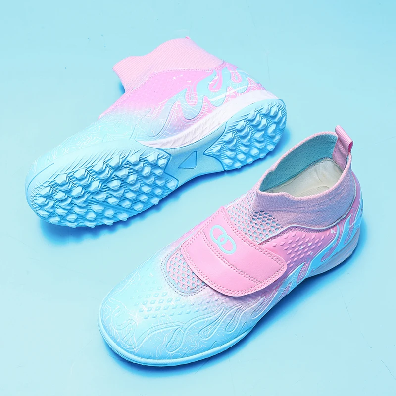 New Men Soccer Shoes Match Indoor Hot-selling Outdoor Football Boots Grass Cleats High-top Futsal Sneakers Non-Slip High-quality