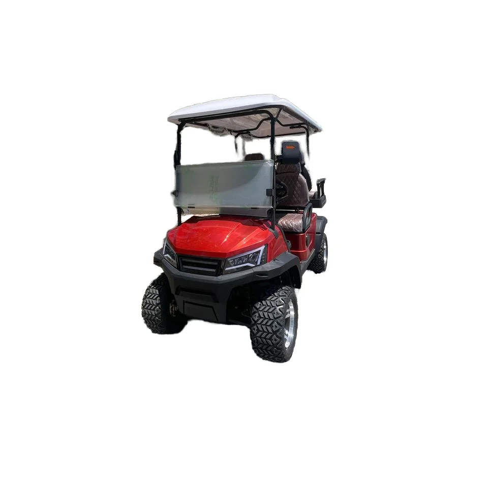 Golf enthusiasts' street legal 4-seat electric golf cart option