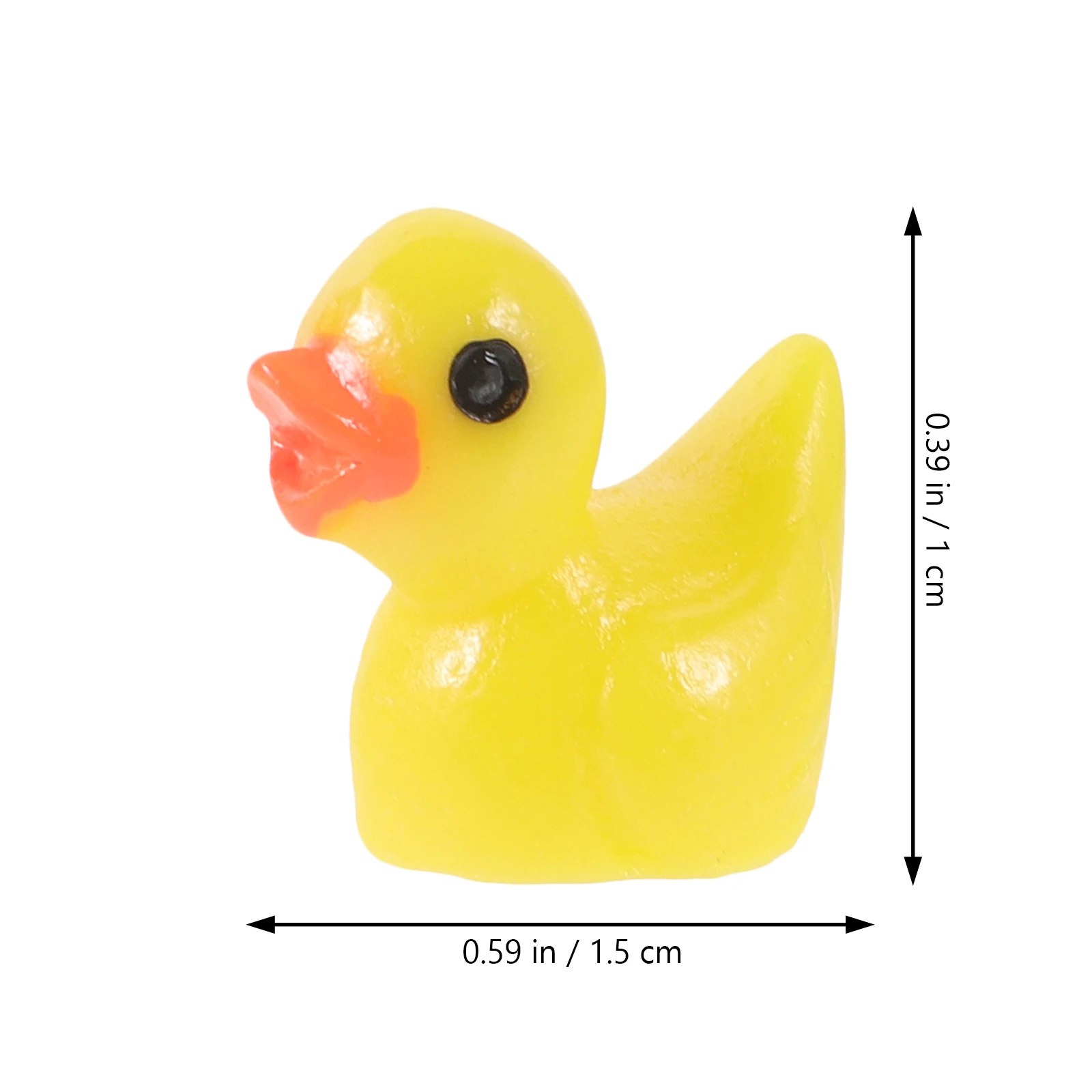 

Miniatures Duckling Ornament Small Ducks Figurines Tiny Adorable Bulk Ornaments