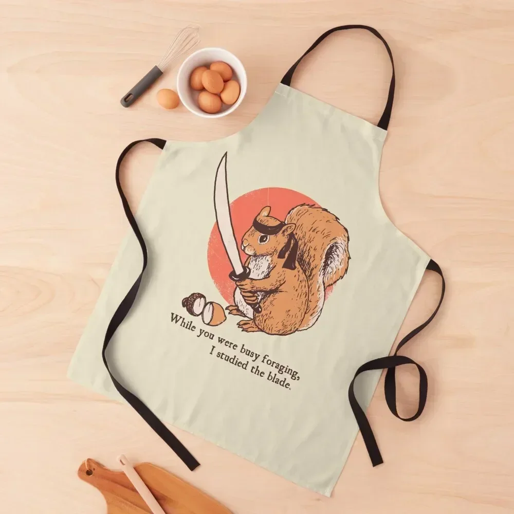

Squirrel Blade Apron Kitchen Utensils work gowns for women cleaning Kitchen New 2022 Year Kitchen Items Apron
