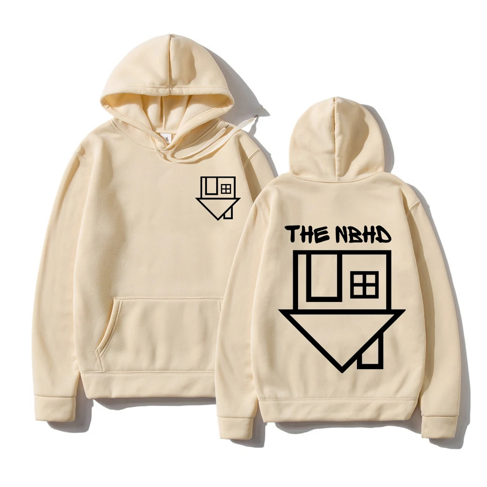 The Neighborhood NBHD Band Hoodie Fashion Men/women Hoodies Harajuku Aesthetic Clothes Unisex Fleece Pullover Sweatshirt Vintage