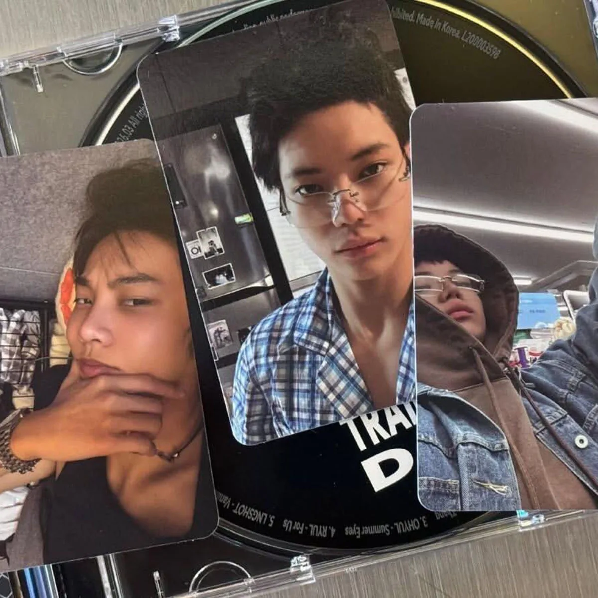 4pcs/set Idols LNGSHOT Training Day Album Photocards RYUL Woojin Member Personal Cards Louis OHYUAL Fans Cosplay Gifts