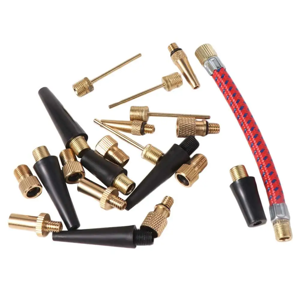 

Air Nozzle Bicycle Valves Adapter Pump Needle Inflator Tool Presta Schrader Valve No Leakage SV/DV Valve Adapter Tools