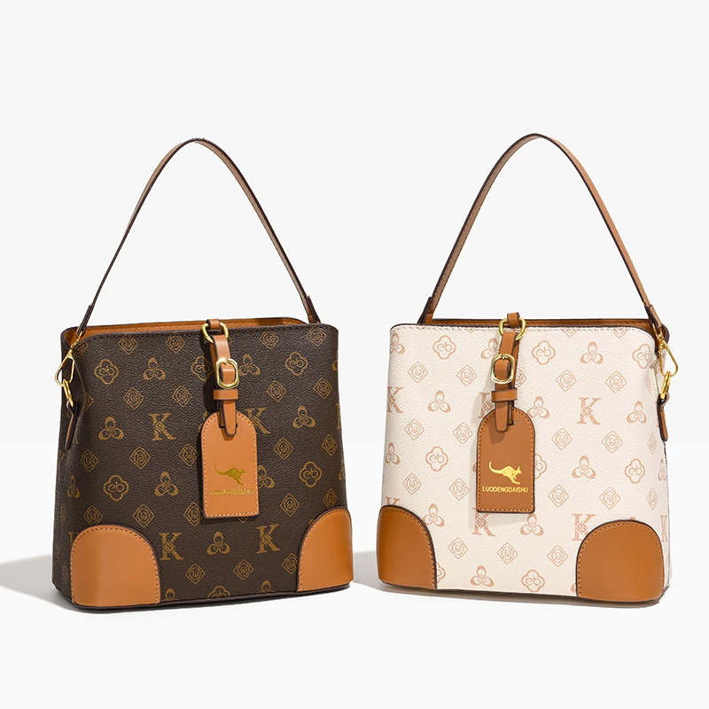 

Fashionable Tote Bags For Ladies Made Of Durable Leather With Shoulder Strap From Luxury Brand