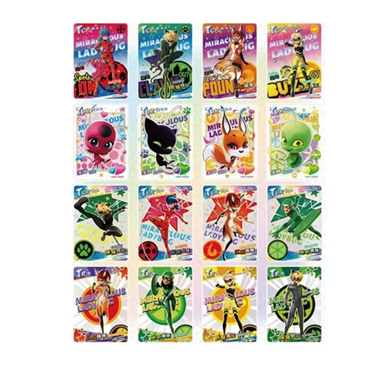 Cartes de collection Miraculous Ladygraine pour filles, édition de cartes, boîte de figurines de dessins animés, super rare, SSP, TCP, CP, cadeau