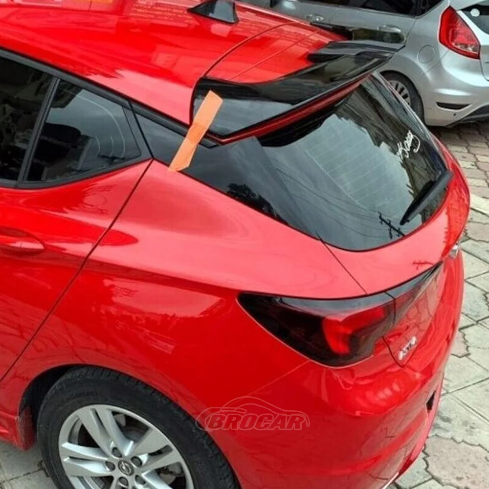For 2016 17 18 19 2020 OPEL ASTRA K Holden DAEWOO VAUXHALL High quality ABS plastic gloss black spoiler trunk boot wing spoiler
