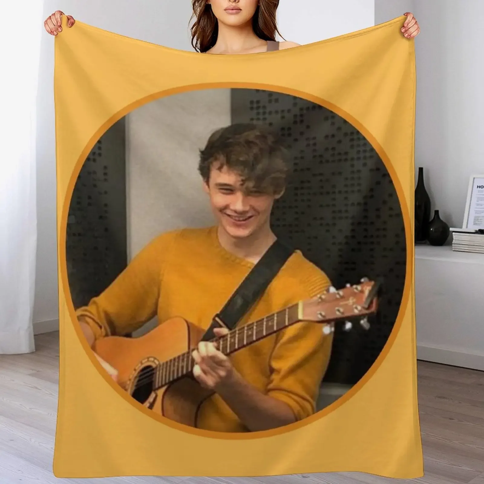 

Wilbur Soot Throw Blanket Summer Sofa Quilt Decoratives Luxury St Blankets