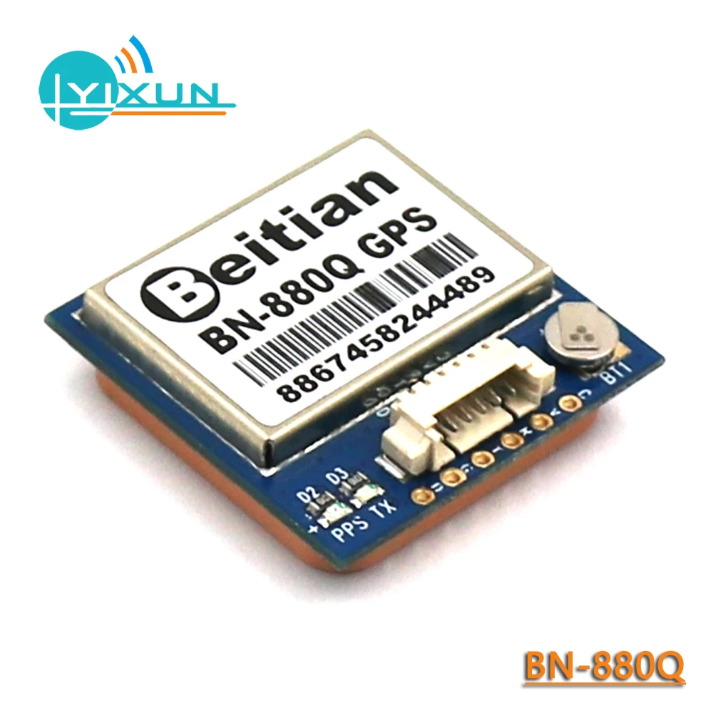 

GNSS dual-mode GPS GLONASS Dual flight control GPS module BEITIAN BN-880Q Magnetic compass QMC5883L AMP2.6/PIX4/PIXHAWK