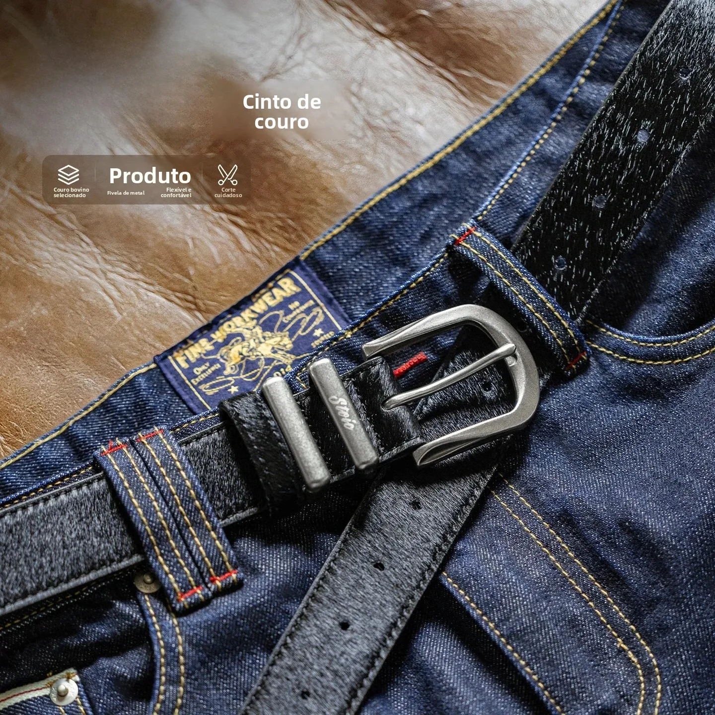 mra-men's-belt-double-sided-genuine-leather-hair-sensation-top-layer-cowhide-waist-belt-for-pants-needle-buckle-waist-belt