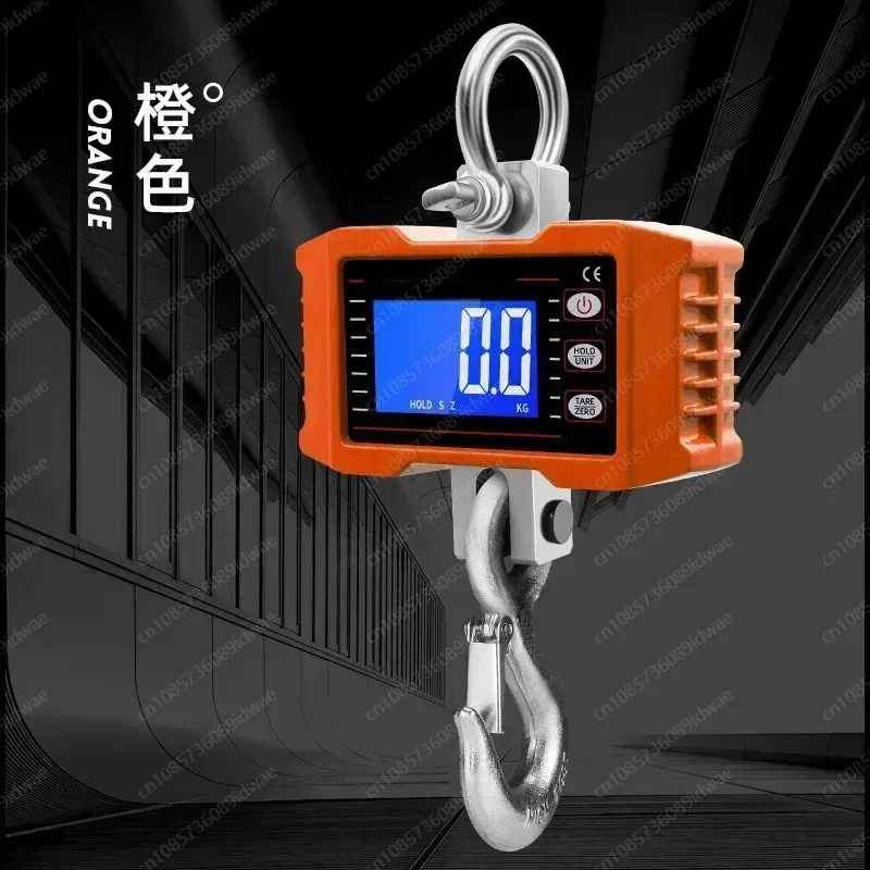 100V-240V 1500kg Handheld Electronic Hanging  Aluminum Alloy Shell ElectronicHook Scale Crane Scale