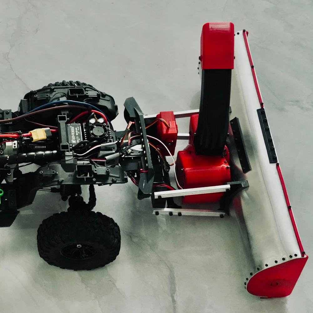 RC Climbing Car Snow Removal Machine for 1/10 RC Crawler Car TRX4 Defender Bronco AXIAL SCX10 RC4WD D90 Jeep Capra TF2 Yikong