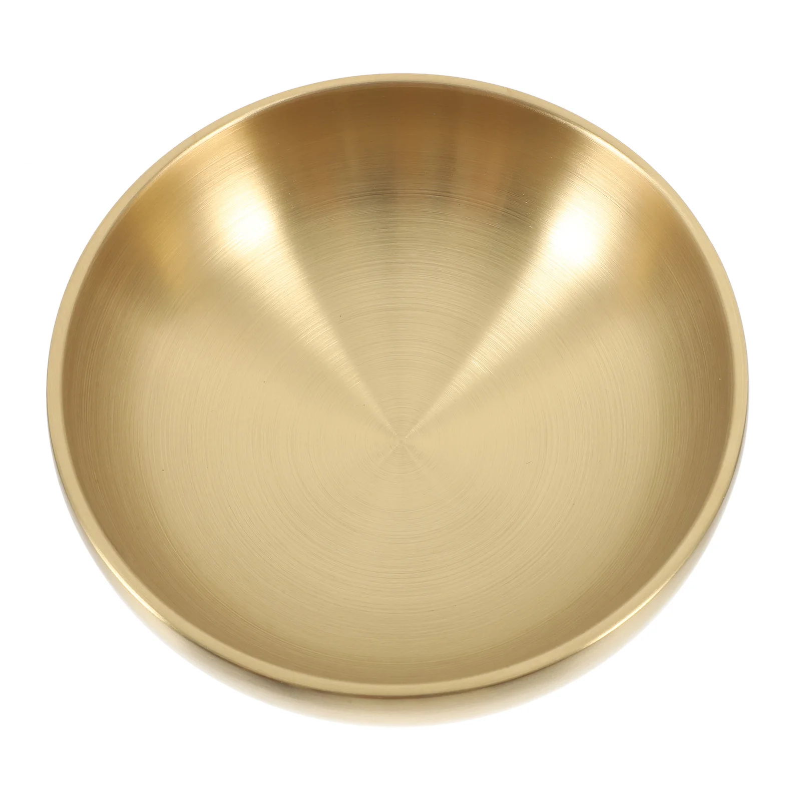 

Stainless Steel Anti-scalding Rice Bowl Double Insulated Soup Bowls Cold Dish Korean Ramen Large Cereal Fruit Serving Bowls