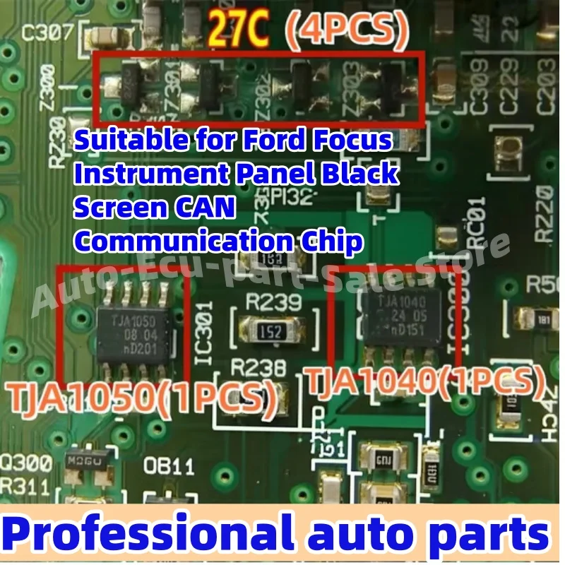 5-10PCS NEW 27C TJA1050 TJA1040 FOR Protection Diode for Ford Focus Instrument Panel Black Screen CAN Communication Chip