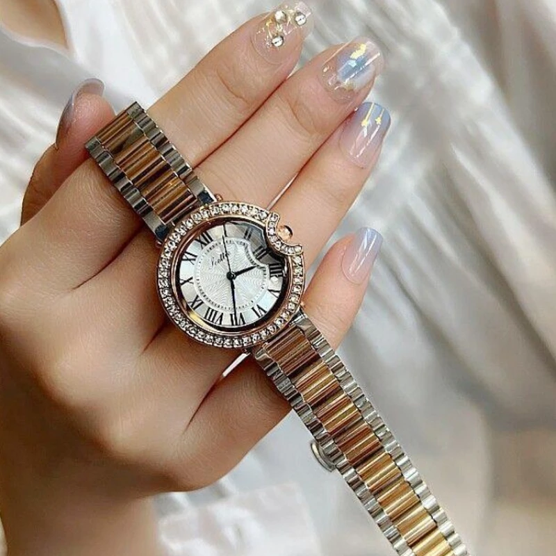 Retro new elegant women's watch temperament trend simple classic automatic waterproof quartz women's watch birthday gift
