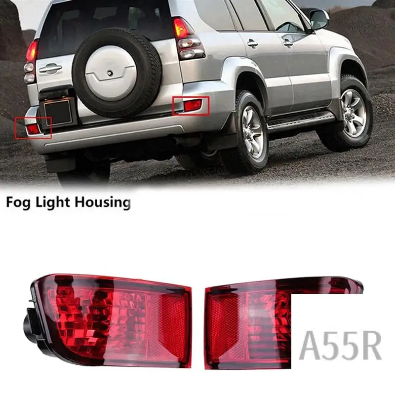 

5R-Left Rear Bumper Light Reflector Lamp For Toyota Land Cruiser Prado 120 Series GRJ120 TRJ120 FJ120 81591-60130 Replacement Pa