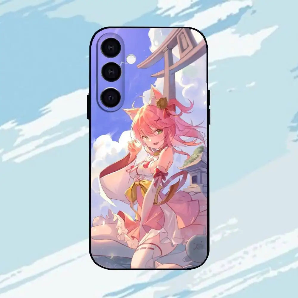 S-Sakura M-Miko  Black Shell Phone Case For Samsung Galaxy A73,A72,A71,A70,A53,A52,A51,Others Soft Black Shell