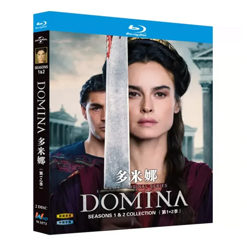 Blu-ray Super High Definition British Drama Domina Season 1-2 BD Disc CD Box Chinese and English Subtitles