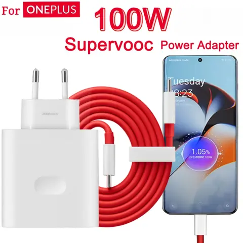 OnePlus 13 12 11 10 Pro Nord CE4 CE3 Lite OPPO Realme(1M USB 유형 C 케이블 포함)용 100W SuperVOOC 고속 충전기