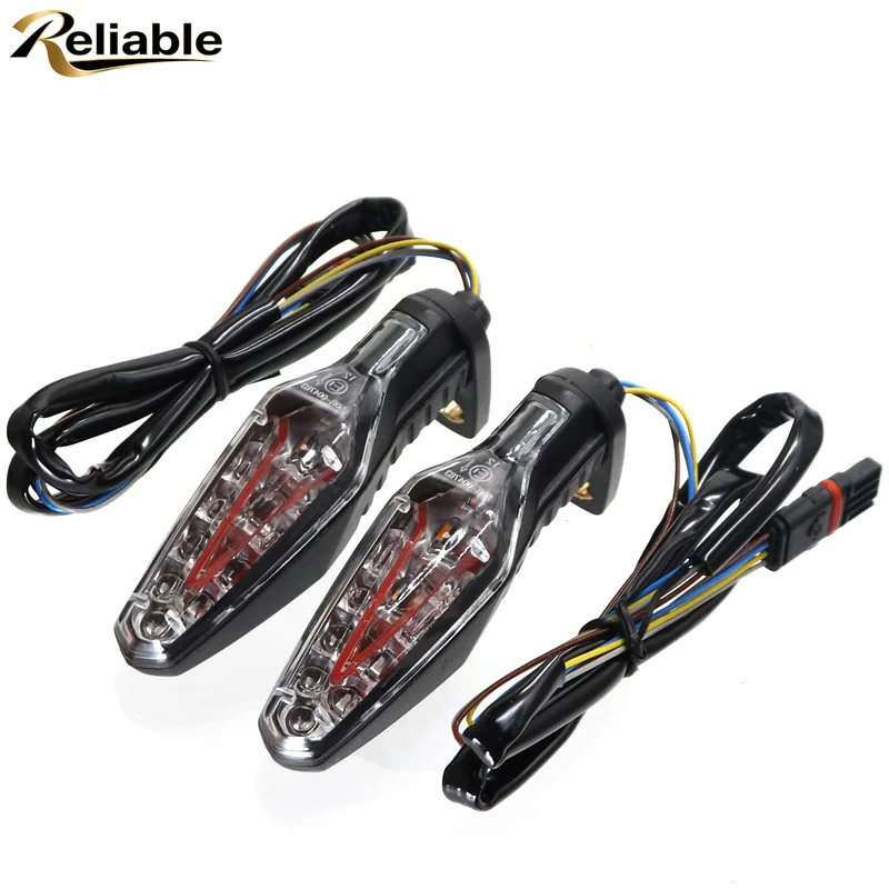 ل BMW R1250GS ADV M1000RR S1000RR S1000XR S1000R F900GS R1300GS دراجة نارية LED بدوره إشارة الفرامل الخلفية الذيل ضوء وامض مصباح